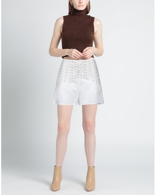 Pinko White Shorts & Bermuda Shorts