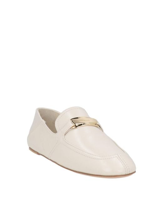 Ferragamo White Mokassin