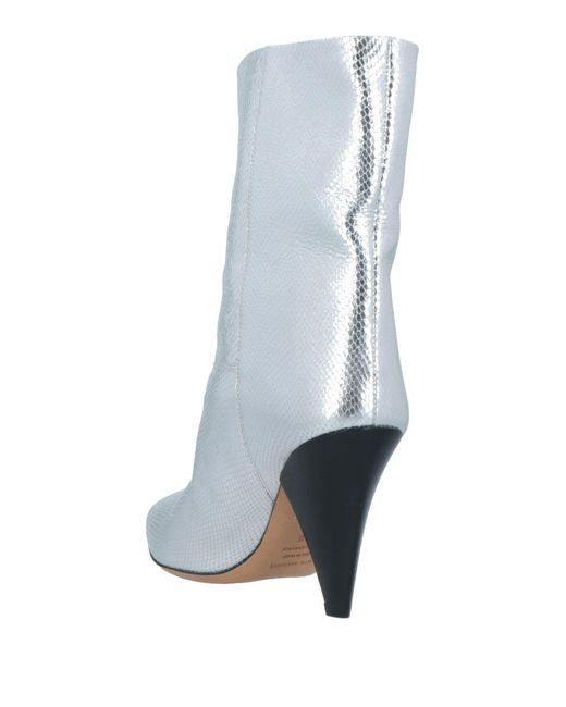 Isabel Marant White Ankle Boots