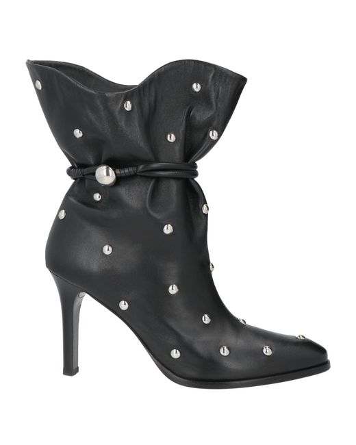 Isabel Marant Black Ankle Boots Lambskin