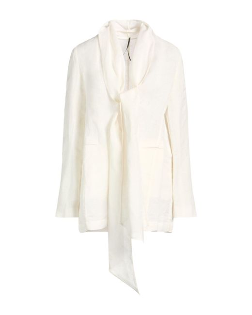 Masnada White Jacket Viscose, Linen