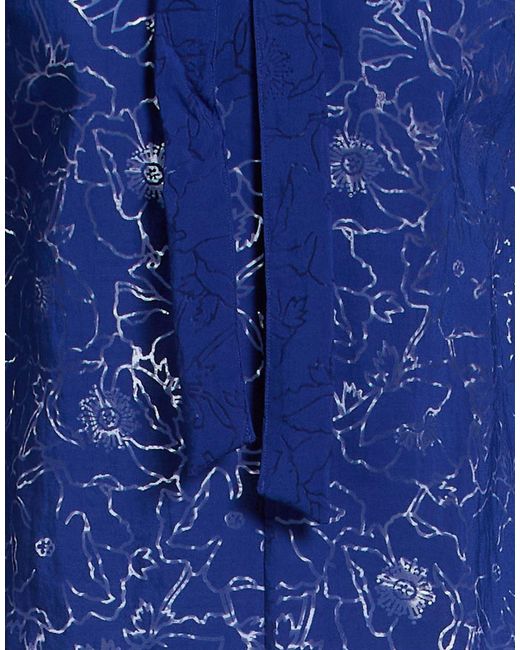 Ted Baker Blue Light Top Viscose, Polyamide