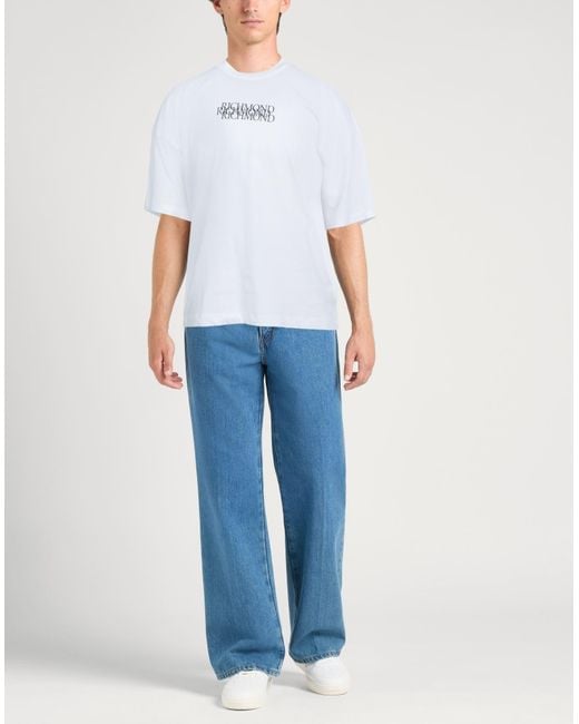 John Richmond White T-Shirt Cotton for men