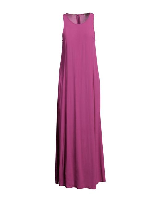 Camicettasnob Purple Maxi Dress Viscose