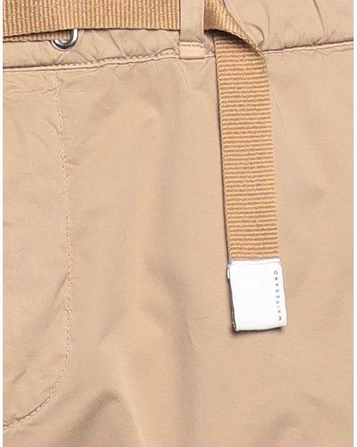 White Sand Natural Shorts & Bermuda Shorts Cotton, Elastane for men