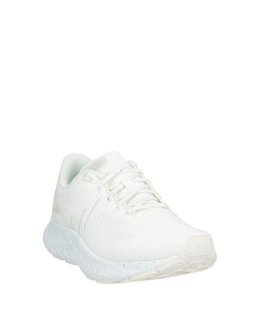 New Balance White Sneakers Textile Fibers for men