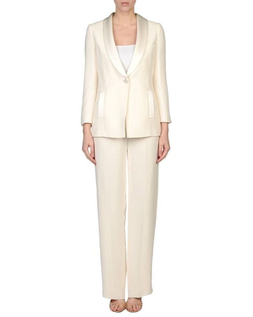Giorgio Armani White Women's Suit