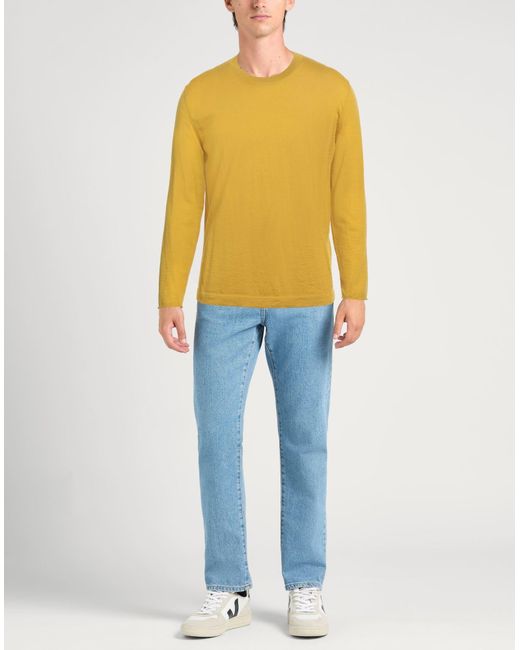 Massimo Alba Pullover in Yellow für Herren
