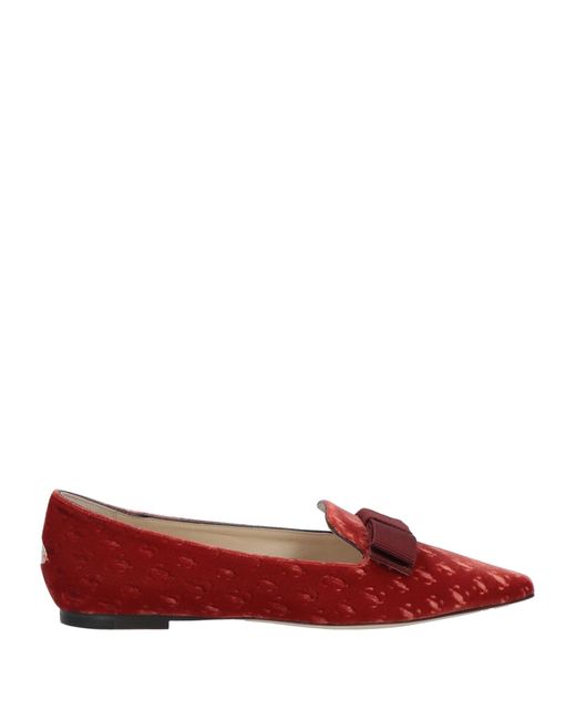 Jimmy Choo Red Loafer