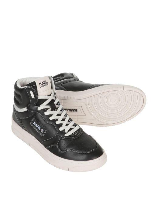 Karl Lagerfeld Black Trainers