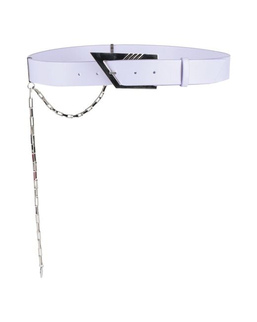 The Attico White Belt Calfskin
