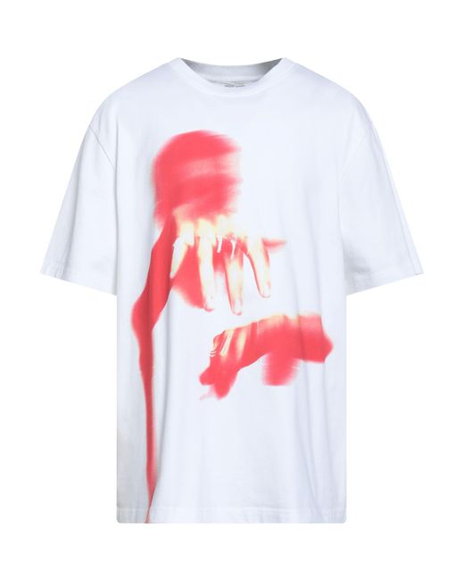 WOOD WOOD White T-Shirt Cotton for men