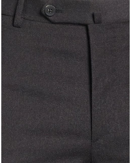 Isaia Gray Pants Wool for men