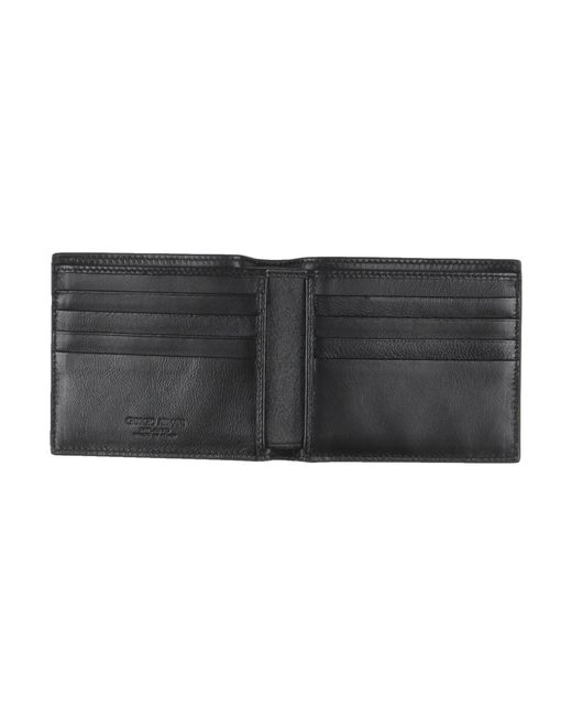 Giorgio Armani Black Wallet Leather