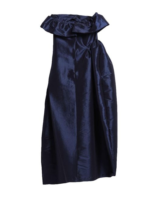 Kika Vargas Blue Midi Dress
