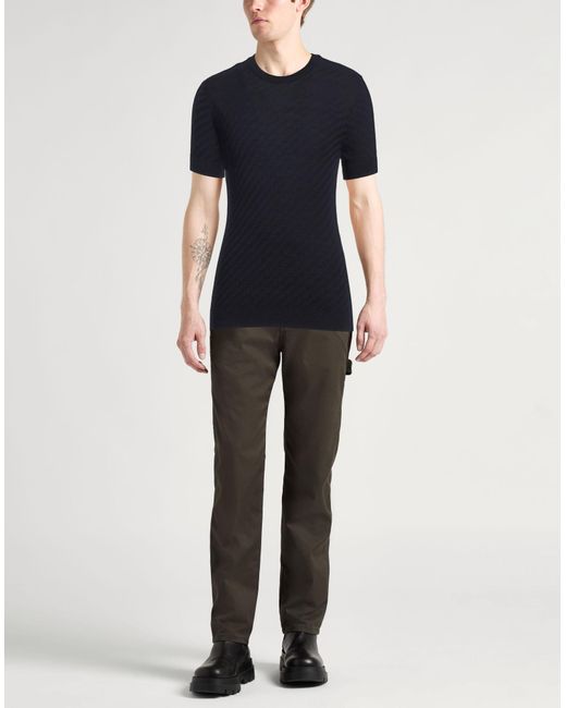 Emporio Armani Black Jumper for men