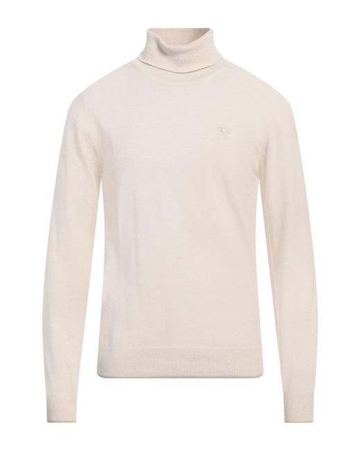 Berna White Turtleneck Wool, Viscose, Polyamide, Cashmere for men