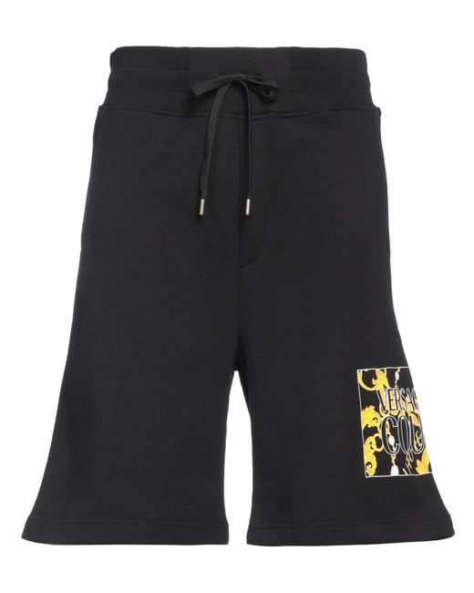Versace Black Shorts & Bermuda Shorts Cotton for men