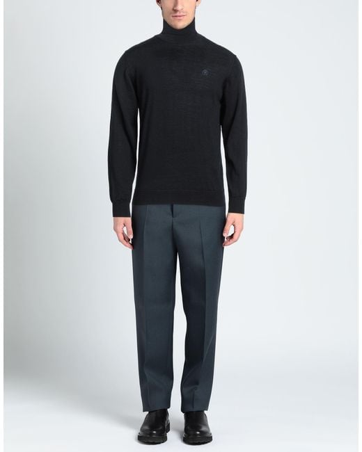 Roberto Cavalli Blue Turtleneck for men