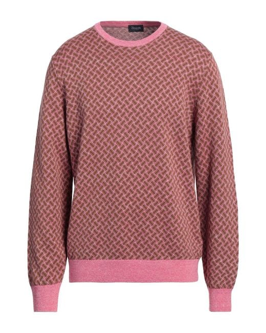 Drumohr Pink Sweater for men
