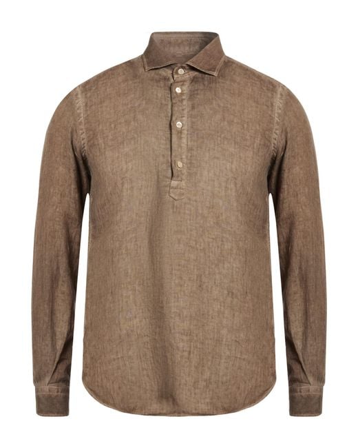 Boglioli Brown Shirt for men