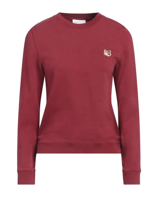 Maison Kitsuné Red Sweatshirt