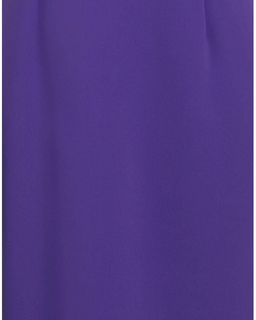 Blugirl Blumarine Purple Midi Dress Polyester, Elastane