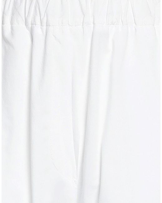 Barena White Pants Cotton for men