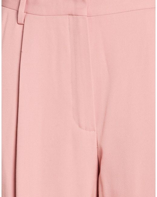 Dries Van Noten Pink Pants Wool