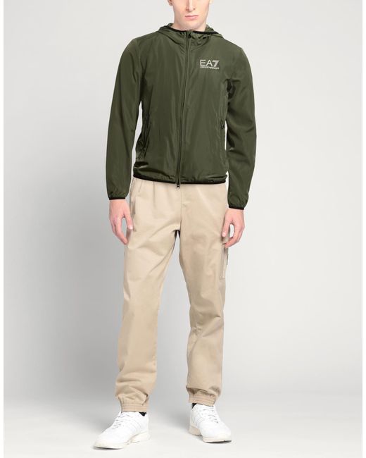 EA7 Green Jackets for men