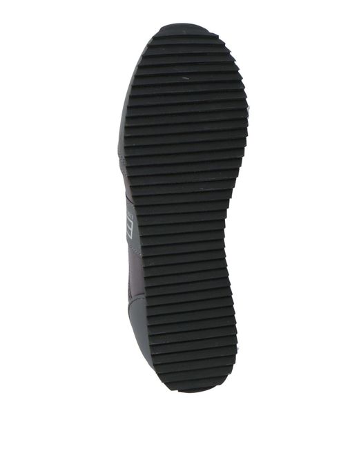 EA7 Gray Charcoal Sneakers Polyester, Polyurethane for men