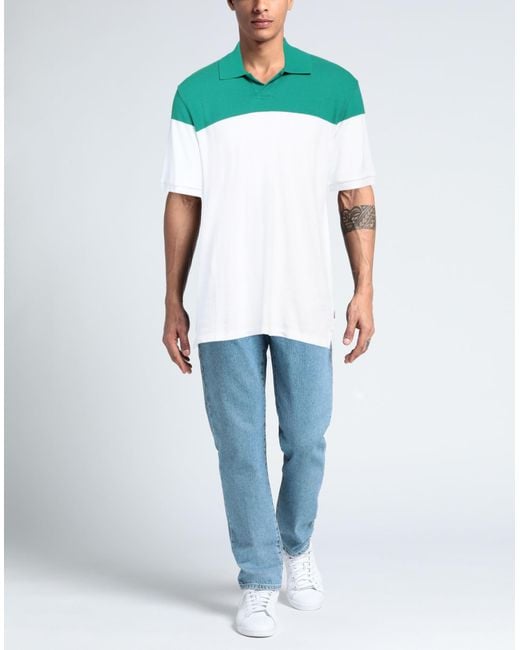 Woolrich Green Polo Shirt Cotton for men