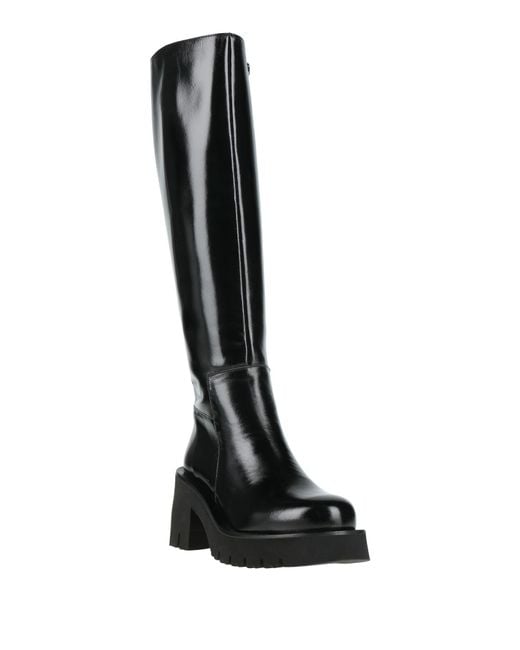 Paloma Barceló Black Alessia Boot Leather