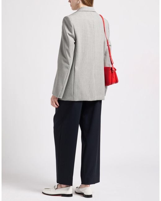 Jil Sander Gray Light Blazer Virgin Wool