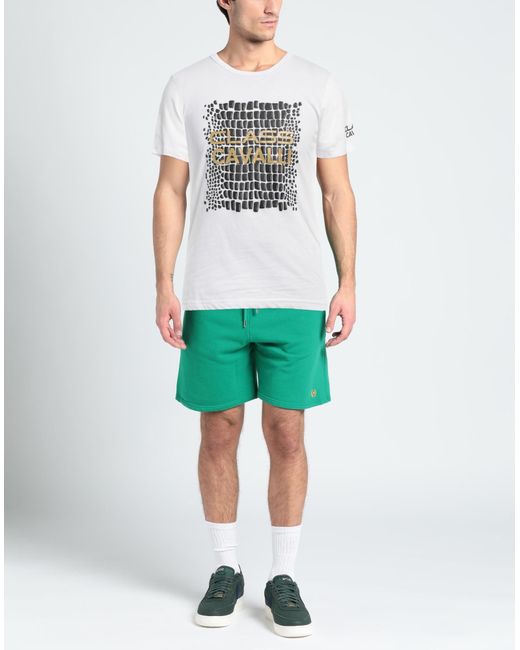 Roberto Cavalli White T-Shirt Cotton for men