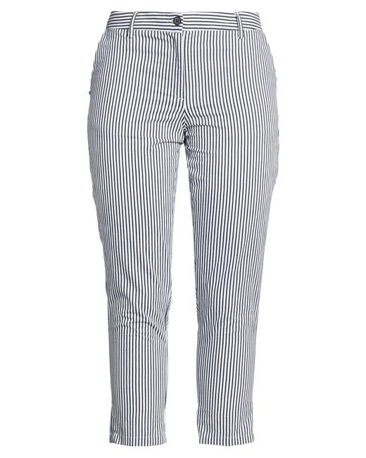 White Sand Gray Pants Polyester, Cotton