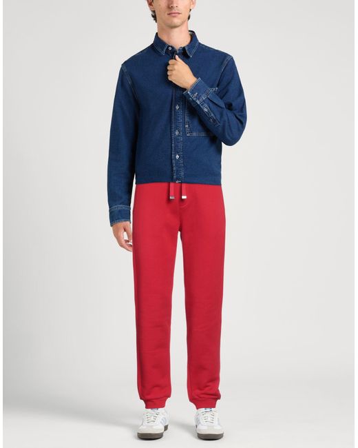 Dondup Red Pants Cotton for men