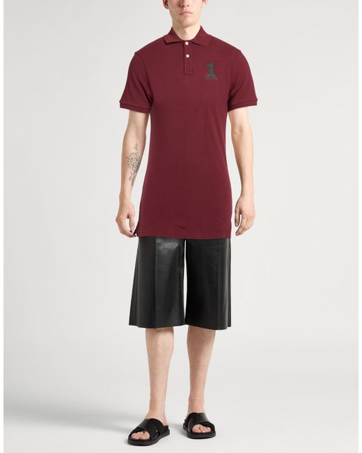 Polo Hackett de hombre de color Red