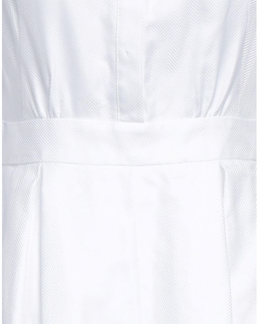 Elisabetta Franchi White Mini Dress
