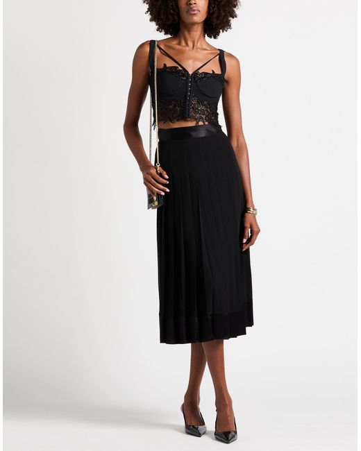 Dolce & Gabbana Black Midi Skirt