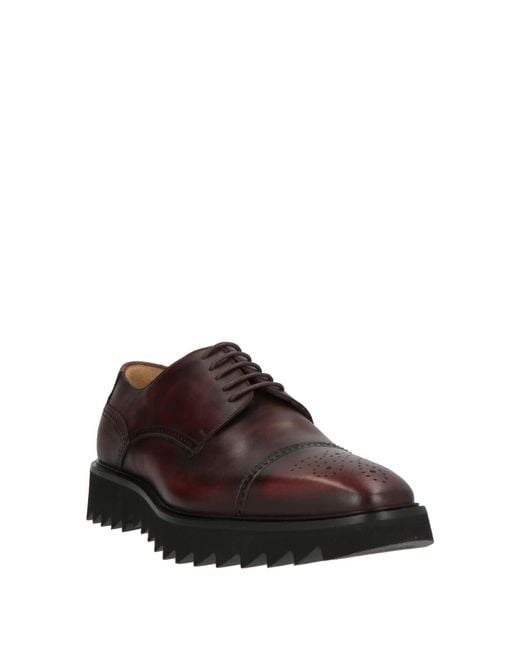 Stringate di Testoni in Brown da Uomo
