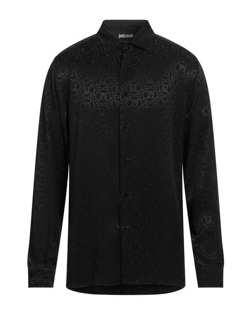 Just Cavalli Black Shirt for men