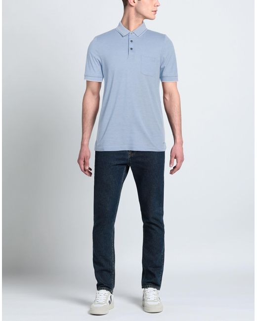 Fynch-Hatton Blue Polo Shirt for men