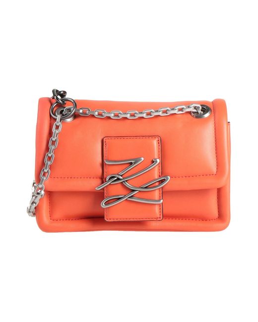 Karl Lagerfeld Orange Cross-body Bag