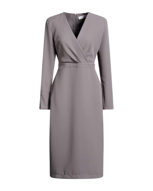 Kaos Gray Midi Dresses