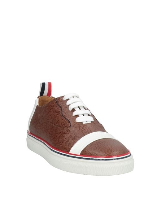 Thom Browne Brown Sneakers Leather