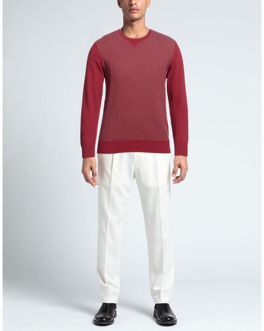 Pullover Angelo Nardelli de hombre de color Red
