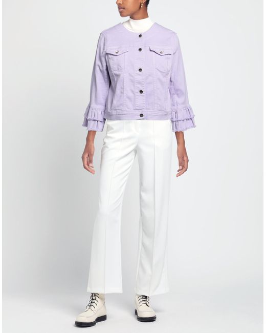 Kaos Purple Denim Outerwear