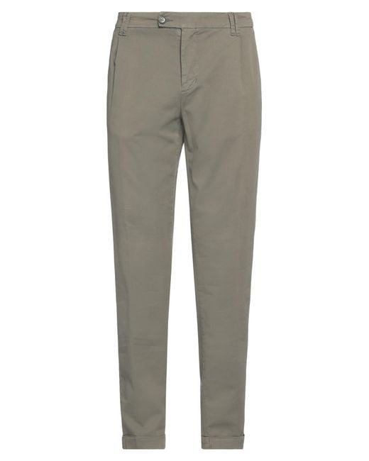 Alpha Studio Gray Trouser for men