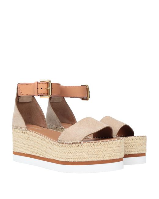 See By Chloé Natural Sandals Soft Leather